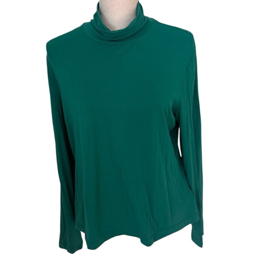 St John Green long sleeve pullover turtleneck Large